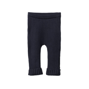 Baby Accessories: Nature Baby - Lou Pants Cotton Knit - Navy
