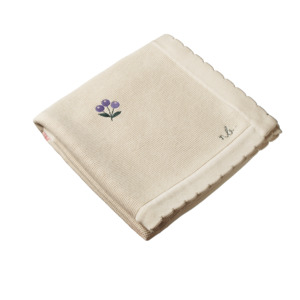 Baby Accessories: Nature Baby - Fern Blanket - Berry Garden