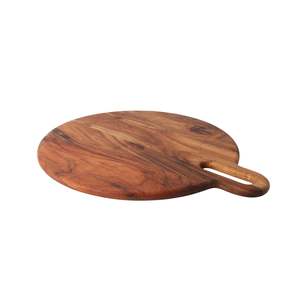 Kitchenware: Acacia Platter With Handle - 40x47cm
