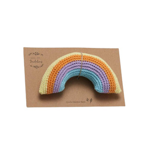Crochet Rainbow Rattle