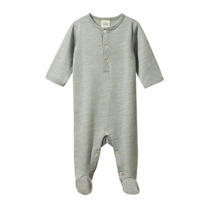 Children Clothing: Nature Baby- Merino essentials- Stretch & Grow- Grey Marle