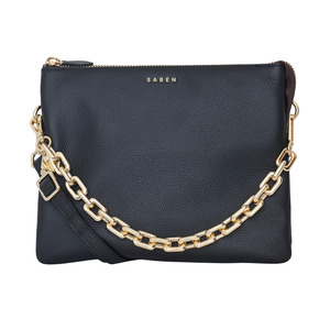 Gift Ideas: Saben - Matilda Crossbody Bag - Black + Chunky Chain