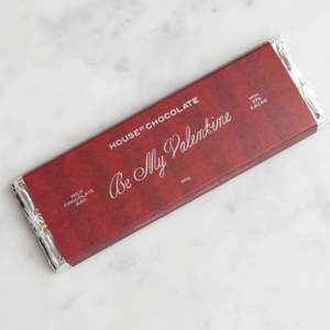 House Of Chocolate - ' Be My Valentine' Milk Chocolate Bar