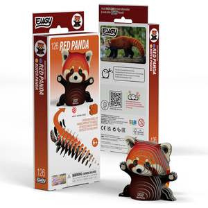 Eugy - Red Panda - 3D Cardboard Model Kit