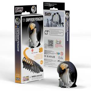 Toys: Eugy - Emperor Penguin - 3D Cardboard Model Kit