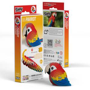 Toys: Eugy - Parrot - 3D Cardboard Model Kit