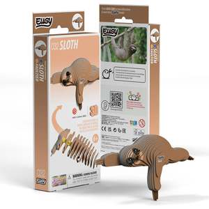 Toys: Eugy - Sloth - 3D Cardboard Model Kit