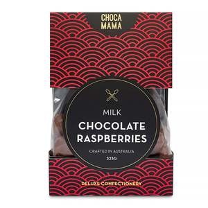Chocomama - Milk Chocolate Raspberries 325g