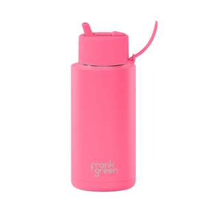 Frank Green Reusable Ceramic Drink Bottle 34oz - Bubblegum