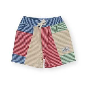 Goldie + Ace - Patchwork Stripe Noah Pocket Shorts