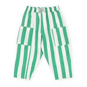 Children Clothing: Goldie + Ace - Happy Stripe Lightweight Kit Pocket Pant