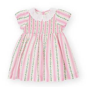 Goldie + Ace - Antique Stripe Strawberry Flo Smocked Dress