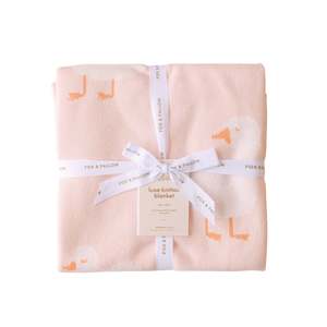 Fox & Fallow - Blanket - Pink Ducks
