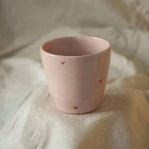Kitchenware: Brogan Handmade Espresso Tumbler - Hearts - Pink