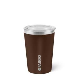 Pargo - 12oz Insulated Coffee Cup - Chocolate Brown