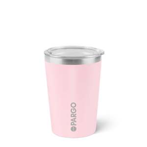 Pargo - 12oz Insulated Coffee Cup - Marshmallow Pink