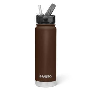 Pargo - 750ml Insulated Sports Bottle - Chocolate Brown