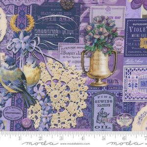 Curated in Colour by Cathe Holden, Perfect Purples Layered Collage