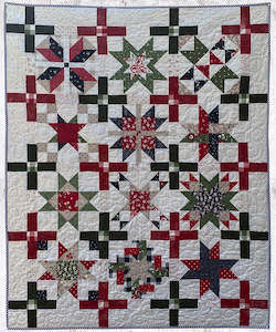 Christmas: Christmas Stars Throw Quilt
