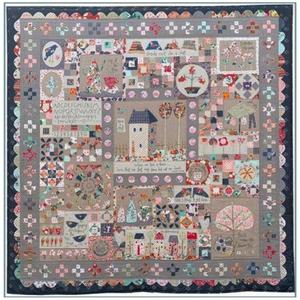 Where We Love Is Home - Hatched & Patched Pattern