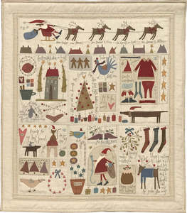 Monthly Projects: The Santa, The Tree, The Turkey and Me Christmas Wallhanging Monthly Project