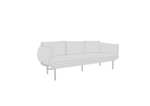 Products: COVER POPULAR FOR KATTAI 3 SEATER The Cover Company