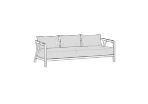 COVER POPULAR FOR TUCI 3 SOFA The Cover Company