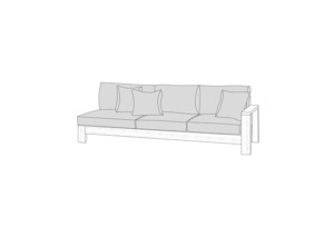 COVER SUITABLE FOR BLISS 3 SEATER The Cover Company