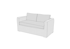 COVER POPULAR FOR BARCELONA DOUBLE SOFA The Cover Company