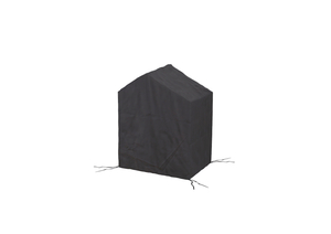 Products: STACKED OUTDOOR CHAIR COVER – MEDIUM BLACK The Cover Company