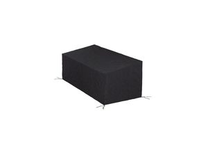 LARGE 3 SEATER LOUNGE COVER – WATERPROOF OUTDOOR FURNITURE COVER - BLACK The Cover Company