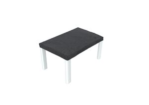 OUTDOOR TABLE TOP COVER MEDIUM – BLACK The Cover Company