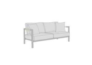 Products: COVER SUITABLE FOR BASTINGAGE 2 SEATER The Cover Company