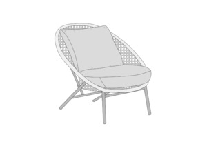 COVER SUITABLE FOR NAOMI LOUNGE CHAIR The Cover Company