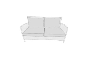 COVER SUITABLE FOR MADRID OUTDOOR SOFA The Cover Company