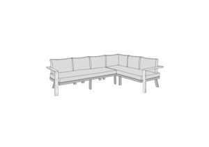 Products: COVER SUITABLE FOR HAVANA CORNER SOFA The Cover Company