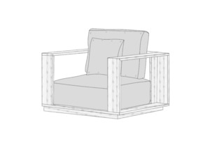 COVER SUITABLE FOR BRIAR ARMCHAIR The Cover Company