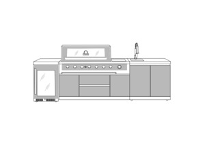 COVER POPULAR FOR GASMATE GALAXY + SINGLE FRIDGE + BBQ + SINK The Cover Company