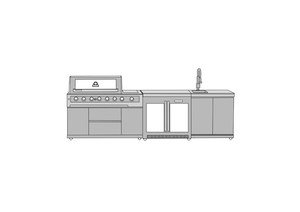 COVER POPULAR FOR GASMATE GALAXY + DOUBLE FRIDGE + SINK The Cover Company