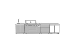 COVER POPULAR FOR GASMATE GALAXY SINK + BBQ + DRAWER + FRIDGE The Cover Company