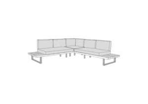 Products: COVER SUITABLE FOR PESARO OUTDOOR CORNER LOUNGE SUITE The Cover Company