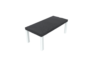 EXTRA LARGE SLIMLINE OUTDOOR TABLE TOP COVER – BLACK The Cover Company