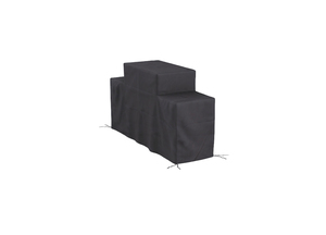 5 BURNER HOOD BBQ COVER – HEAVY DUTY BARBEQUE COVER – BLACK The Cover Company