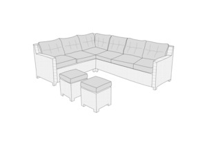 Products: COVER SUITABLE FOR PEGASUS LOUNGE SETTING The Cover Company