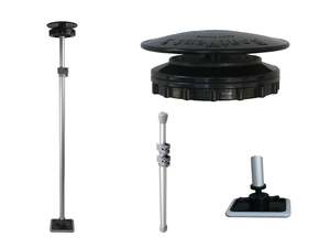 Boat Vent 3 with Support Pole and Swivel Base - A  Must for any Boat Cover