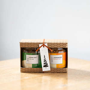 Naibu Pottery: Naibu - Japanese Coconut Salt & Asian Thai Lime Salt Set