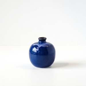 Naibu Pottery: Naibu - Blue Round Vase