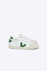 Veja: Veja - Volley Canvas - White/Emeraude