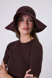 Marlow: Marlow - Mykonos Wide Brim Hat