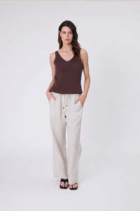 Marlow: Marlow - Marina Knit Tank - Carob